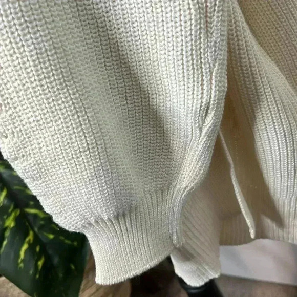 Universal Thread Women’s Open-front Cozy Knit Cardigan Color Cream Size 2X - Picture 11 of 12